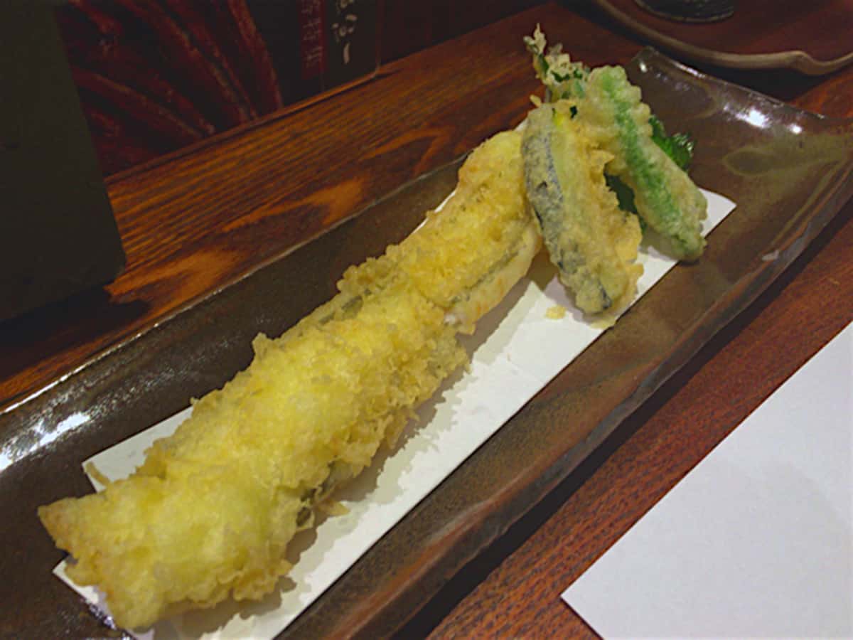 静岡 浜松 魚料理専門 魚魚一 穴子天ぷら