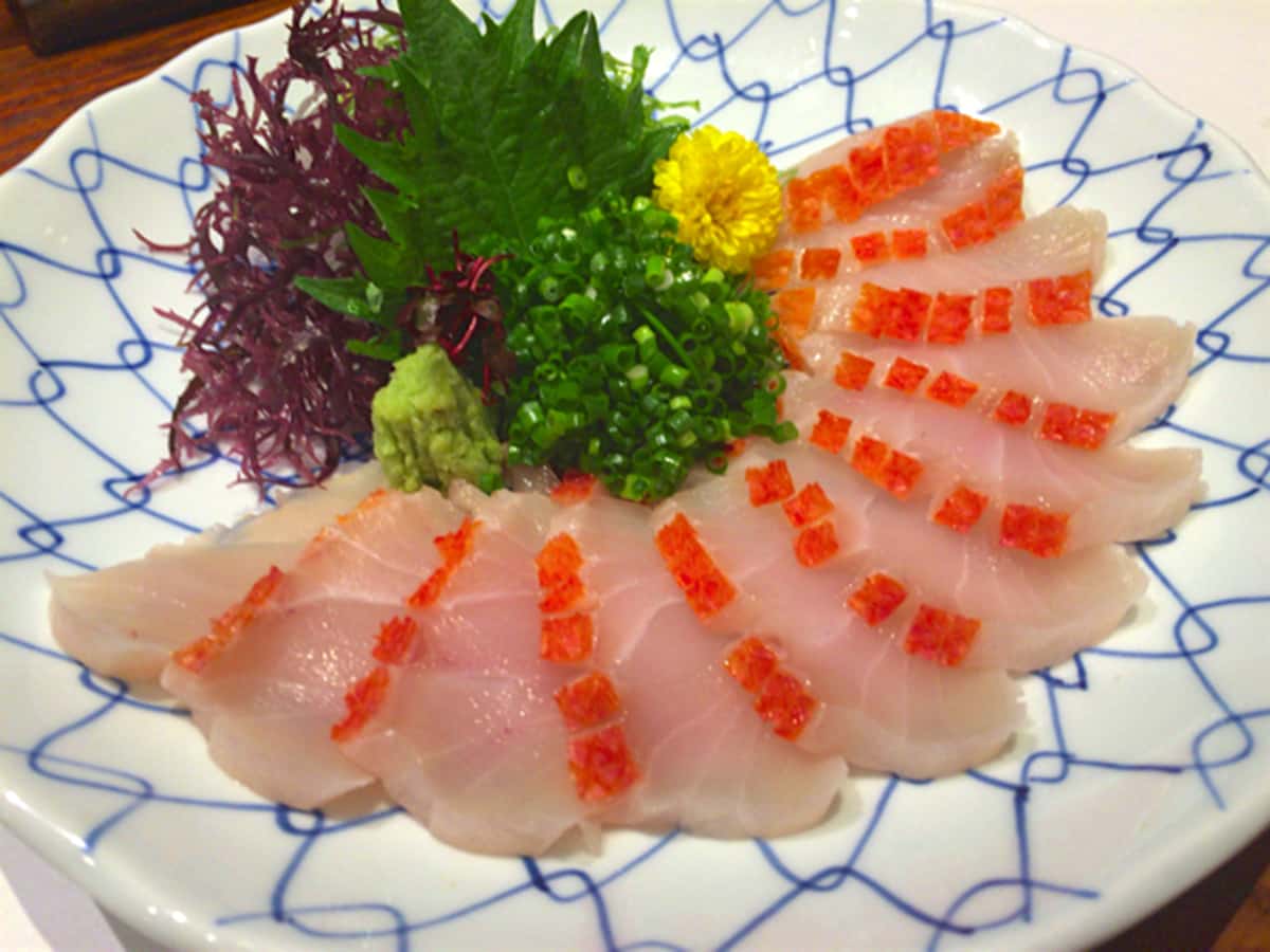 静岡 浜松 魚料理専門 魚魚一 金目鯛の刺し身