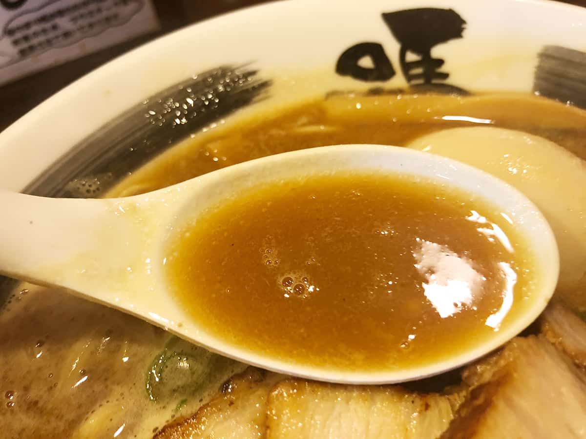 スープ|埼玉 所沢 新・和歌山らーめん ばり馬 狭山ヶ丘店