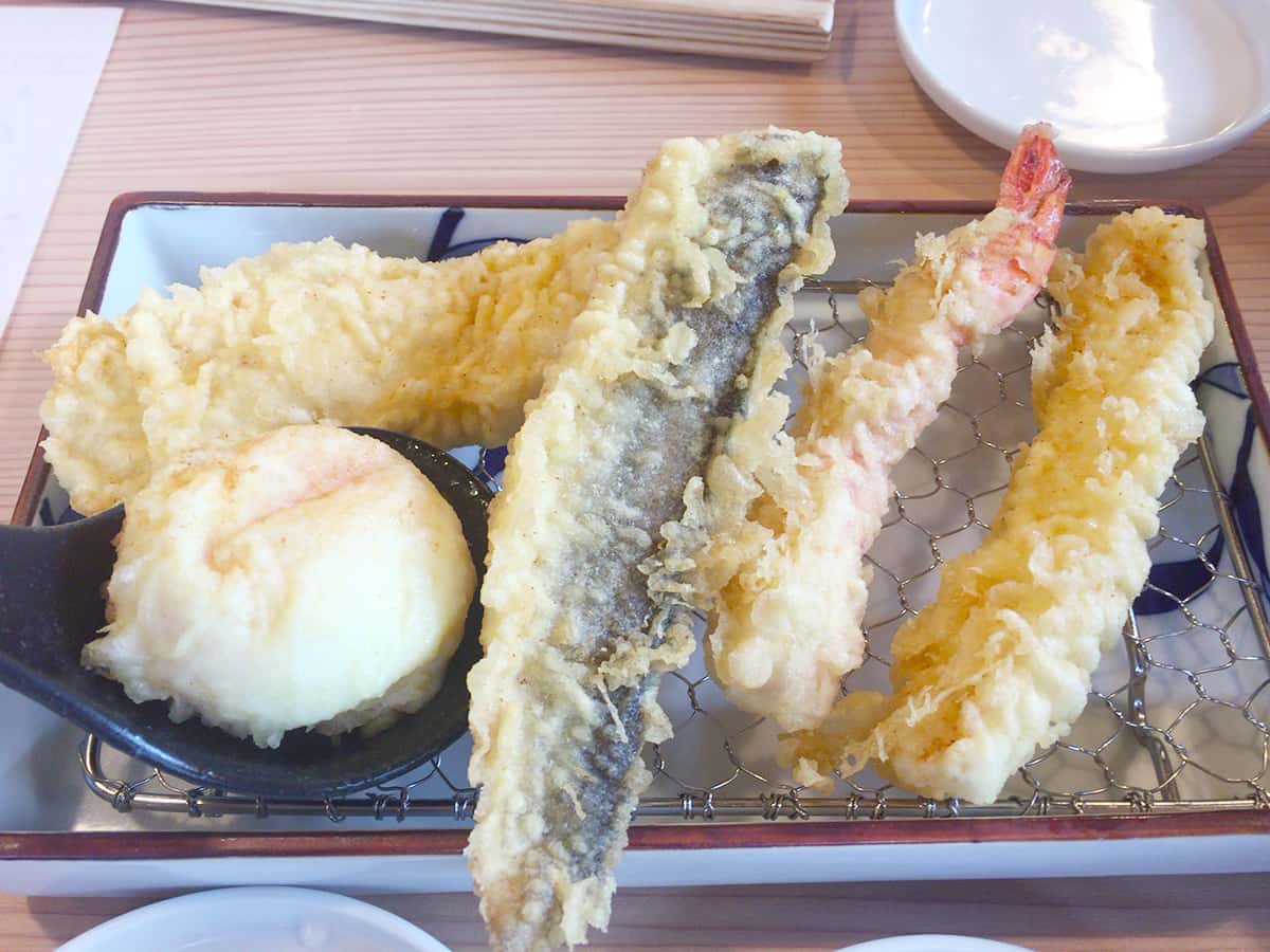 天ぷら定食(雪)|東京 東大和 天ぷら さき亭