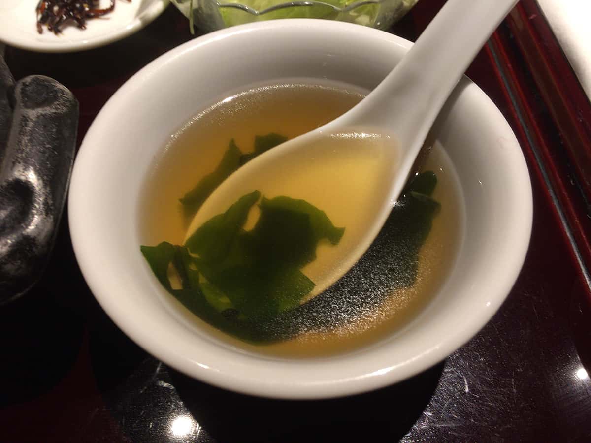 東京 神田神保町 SANKOUEN CHINA CAFE & DINING スープ
