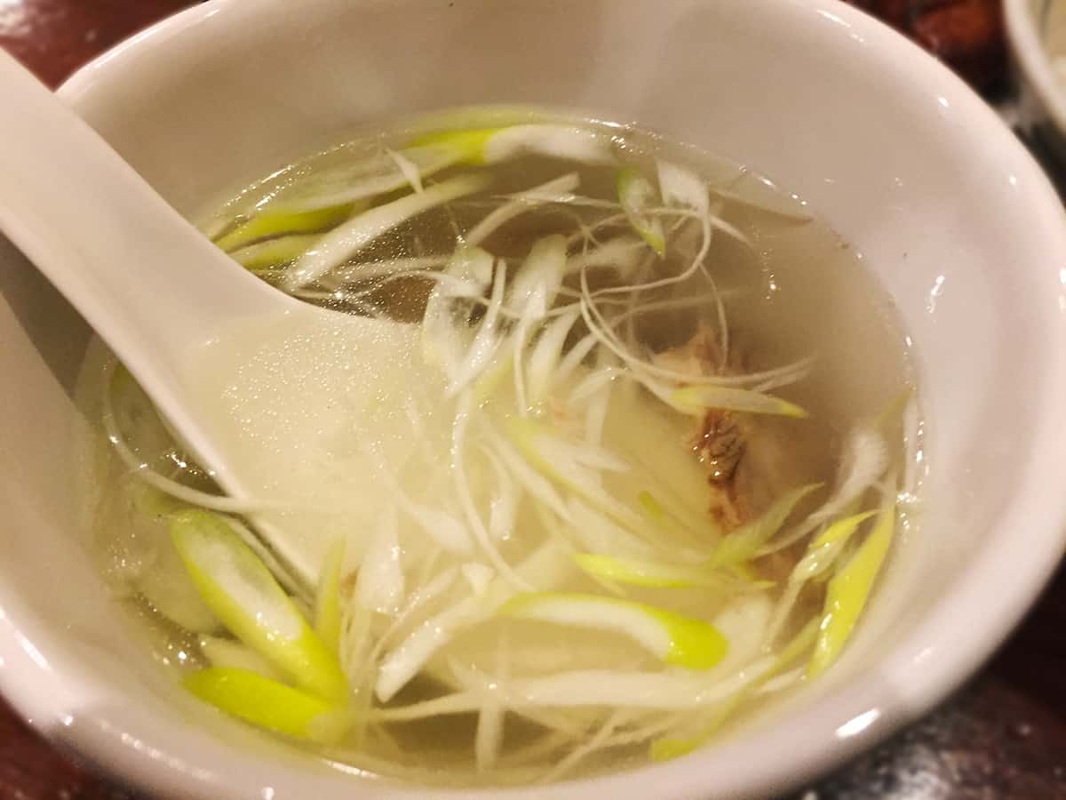 宮城 仙台 牛たん料理 閣 ブランドーム店 テールスープ