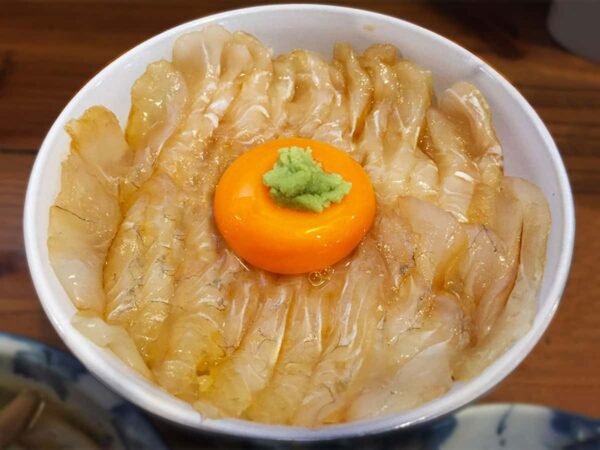 青森 八戸 みなと食堂 平目の漬け丼