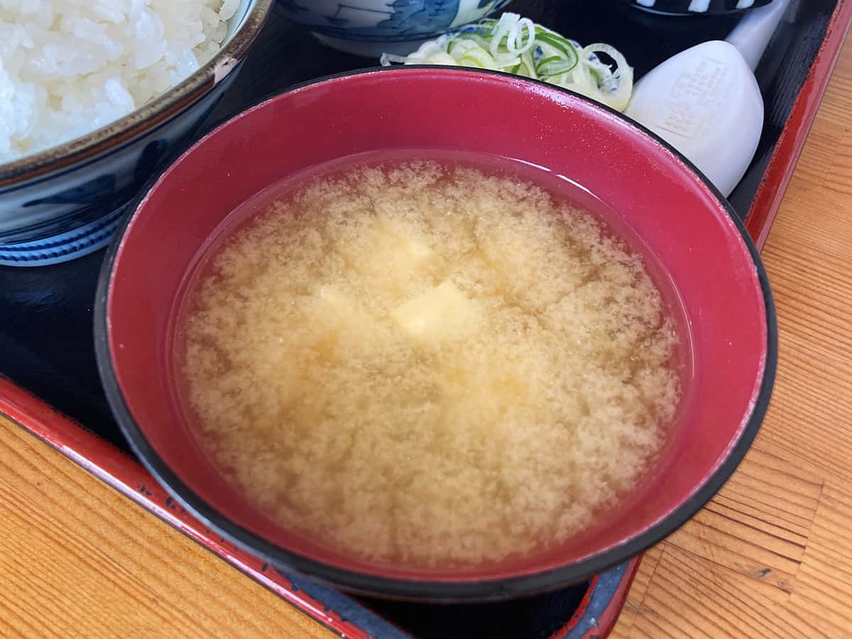お味噌汁|群馬 渋川 永井食堂