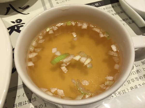 東京 立川 陳建一麻婆豆腐店 グランデュオ立川店|スープ