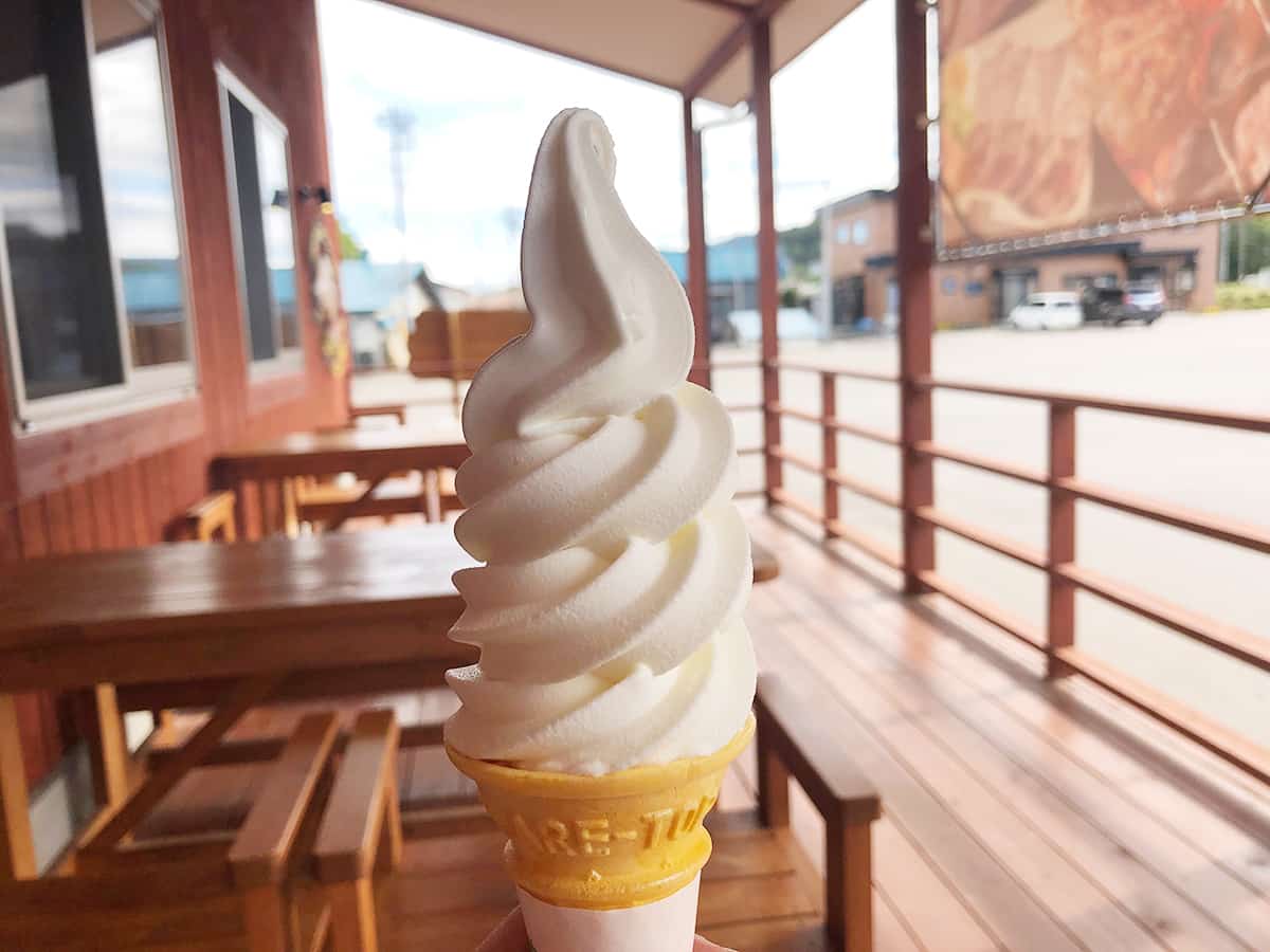 北海道 大沼 山川牧場ミルクプラン|ソフトクリーム