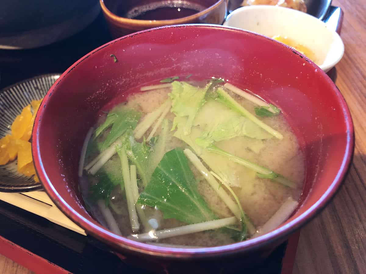 和歌山 勝浦 bodai(母大)|味噌汁