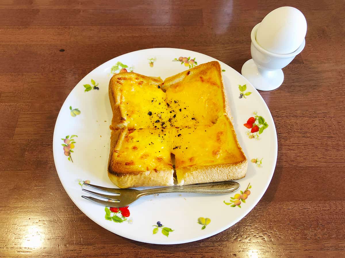 栃木 宇都宮 パーラー&喫茶 BC|チェダーチーズトースト