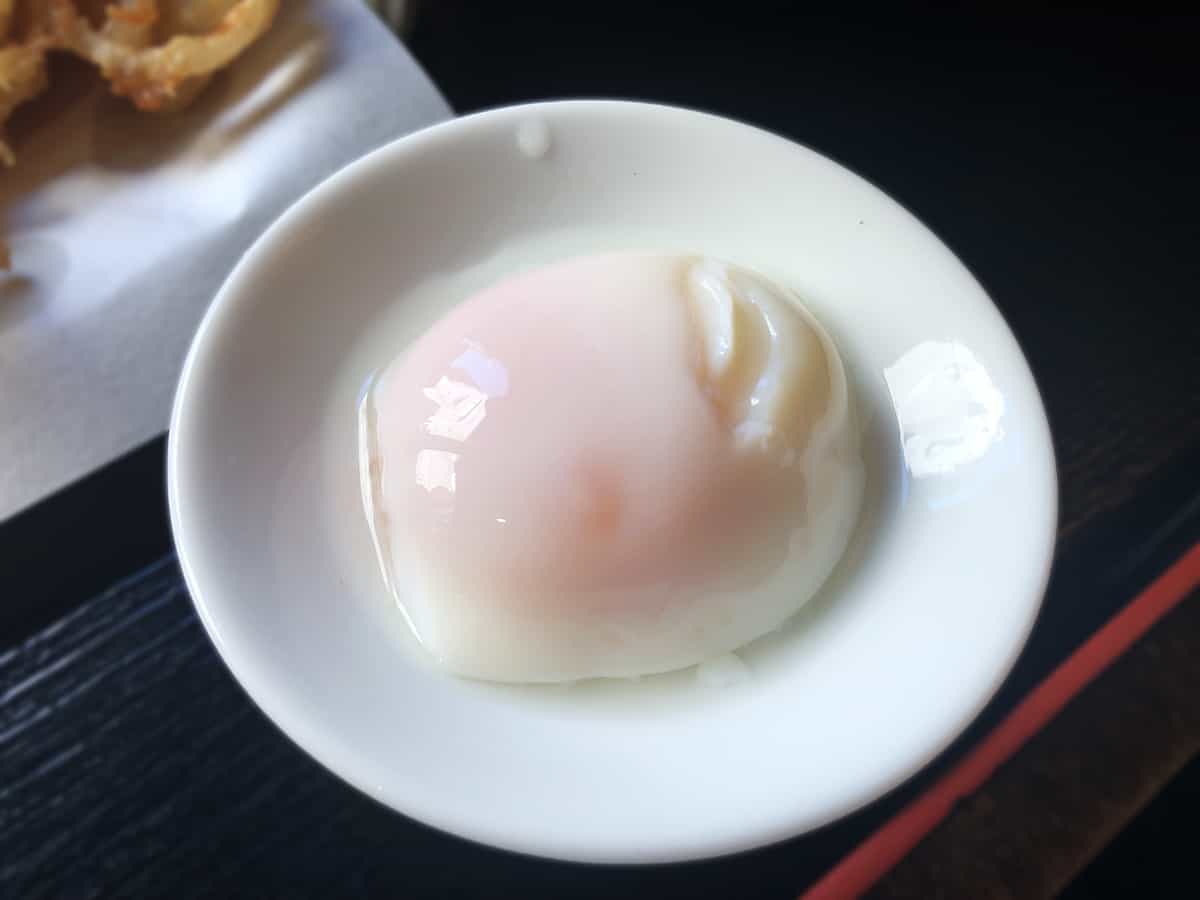 温泉卵|東京 新橋 蕎麦 さだはる 西新橋店