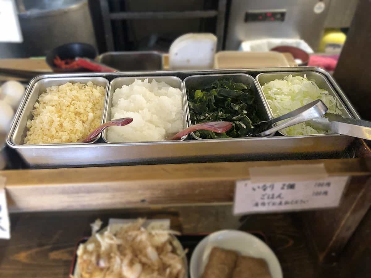 薬味|東京 新橋 蕎麦 さだはる 西新橋店