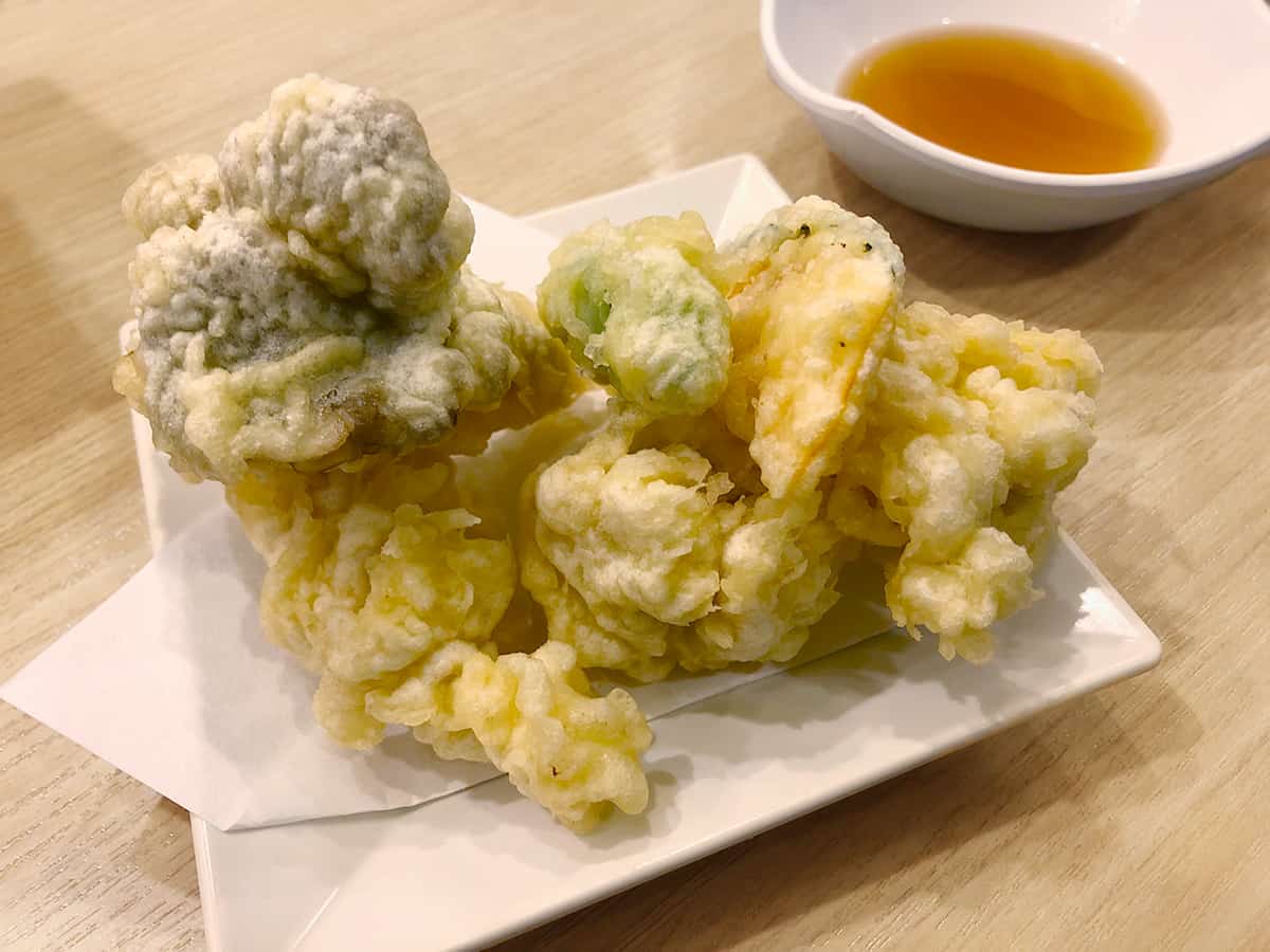 北海道根室産真だちの天ぷら|東京 押上 回転寿し トリトン 東京ソラマチ店