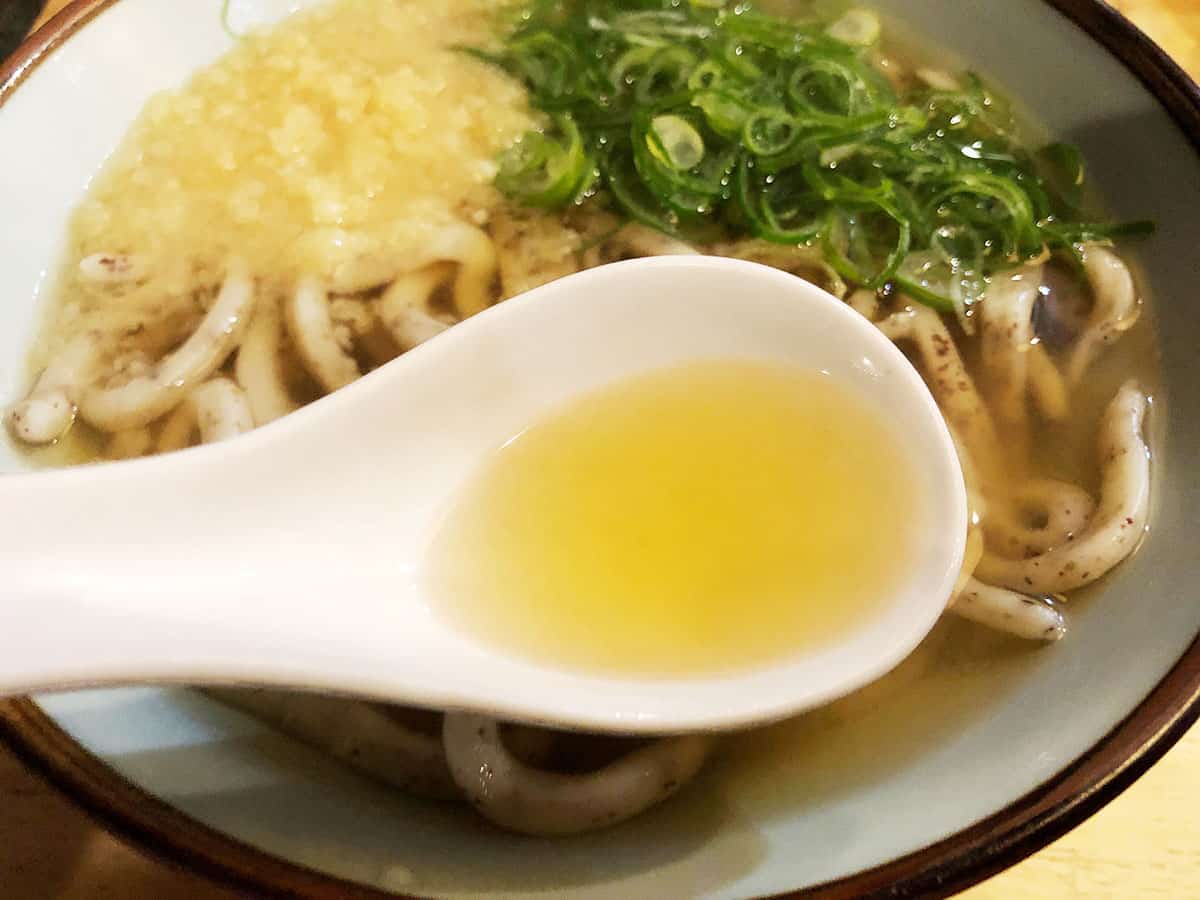かけスープ|大阪 福島 うどん 讃く