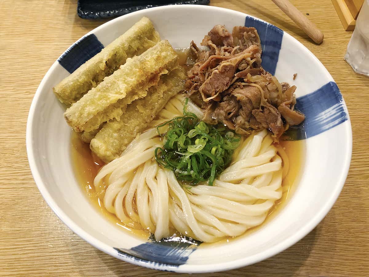 かけ+ごぼう+牛肉|東京 新宿 うどん慎