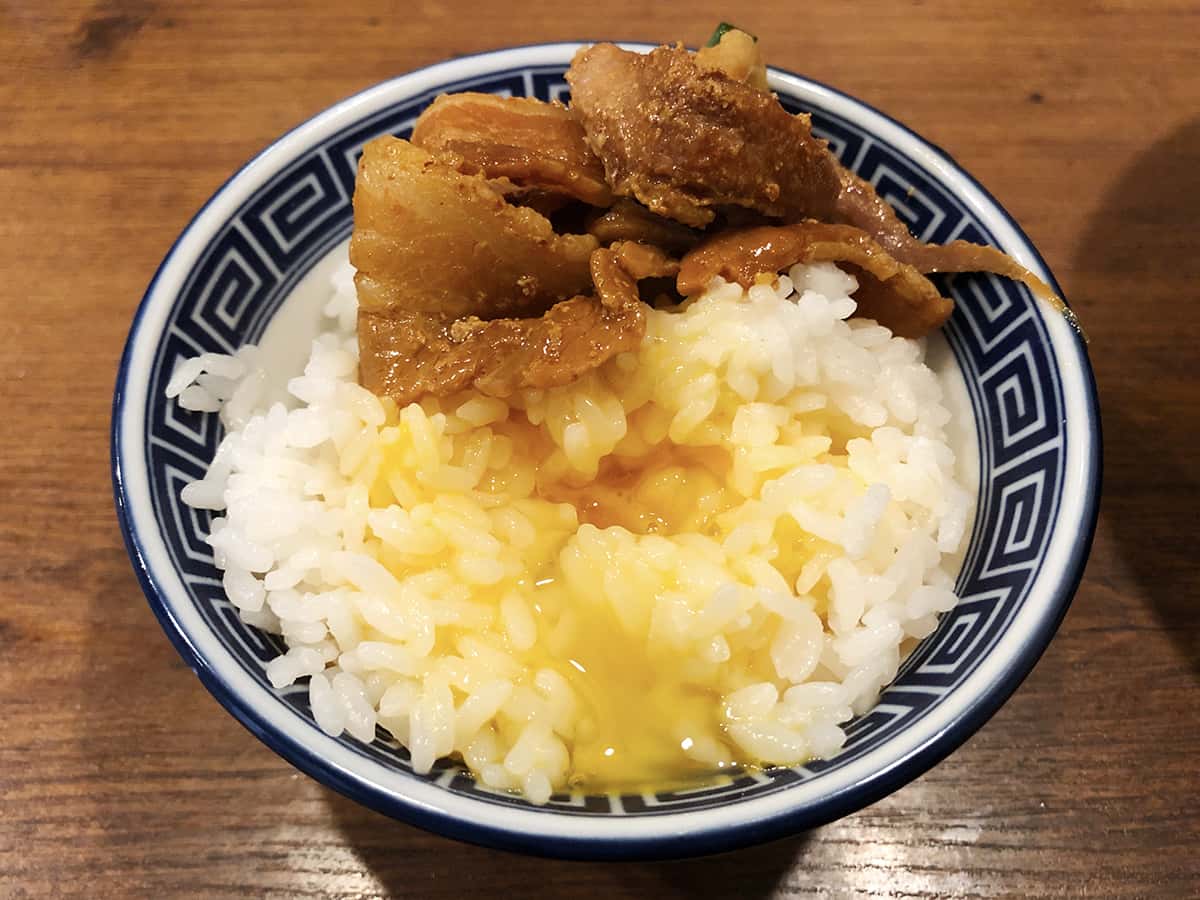 豚バラご飯|東京 新宿 徳島ラーメン はるま
