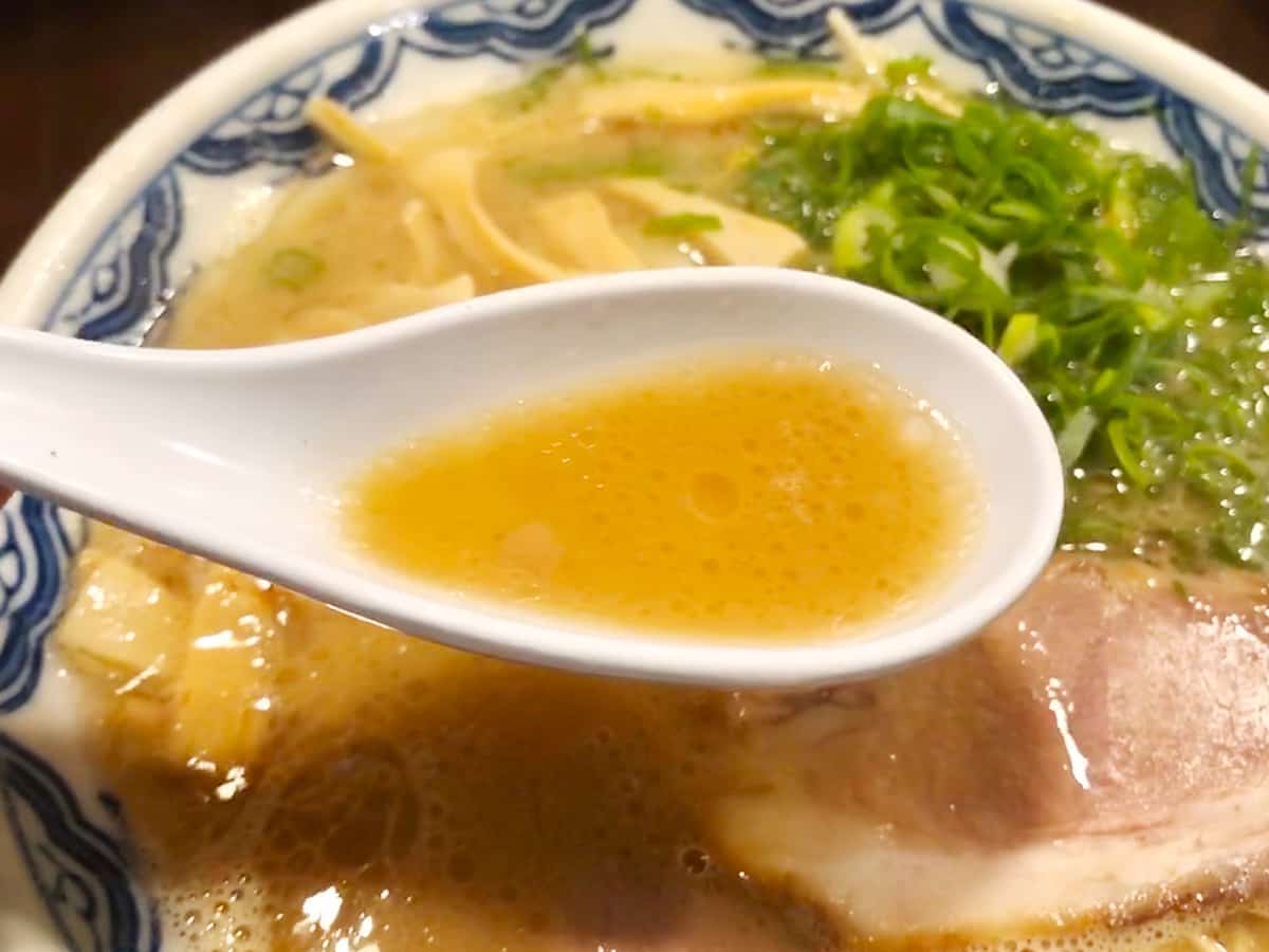 スープ|東京 六本木 博多麺房 赤のれん 西麻布本店