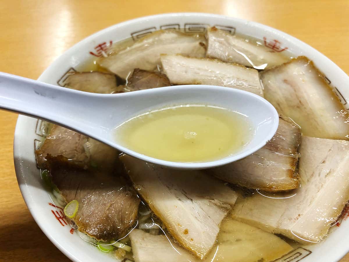 スープ|福島 喜多方 坂内食堂