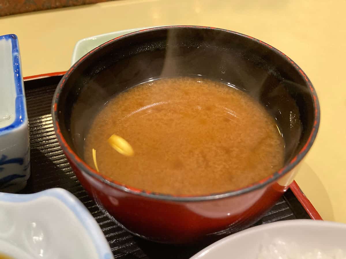 味噌汁|東京 新宿 天ぷら 船橋屋 新宿本店