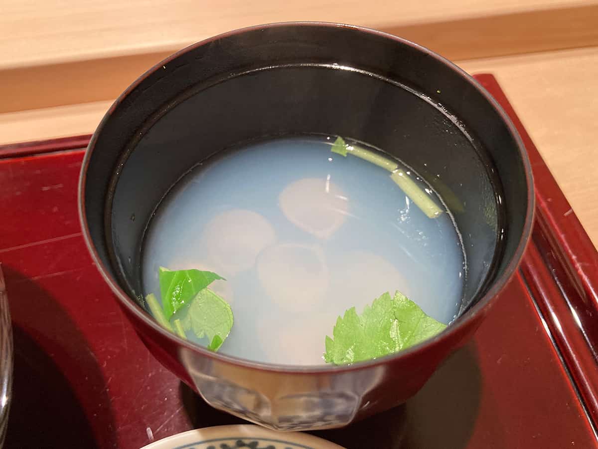 しじみの味噌汁|東京 新宿 匠 誠