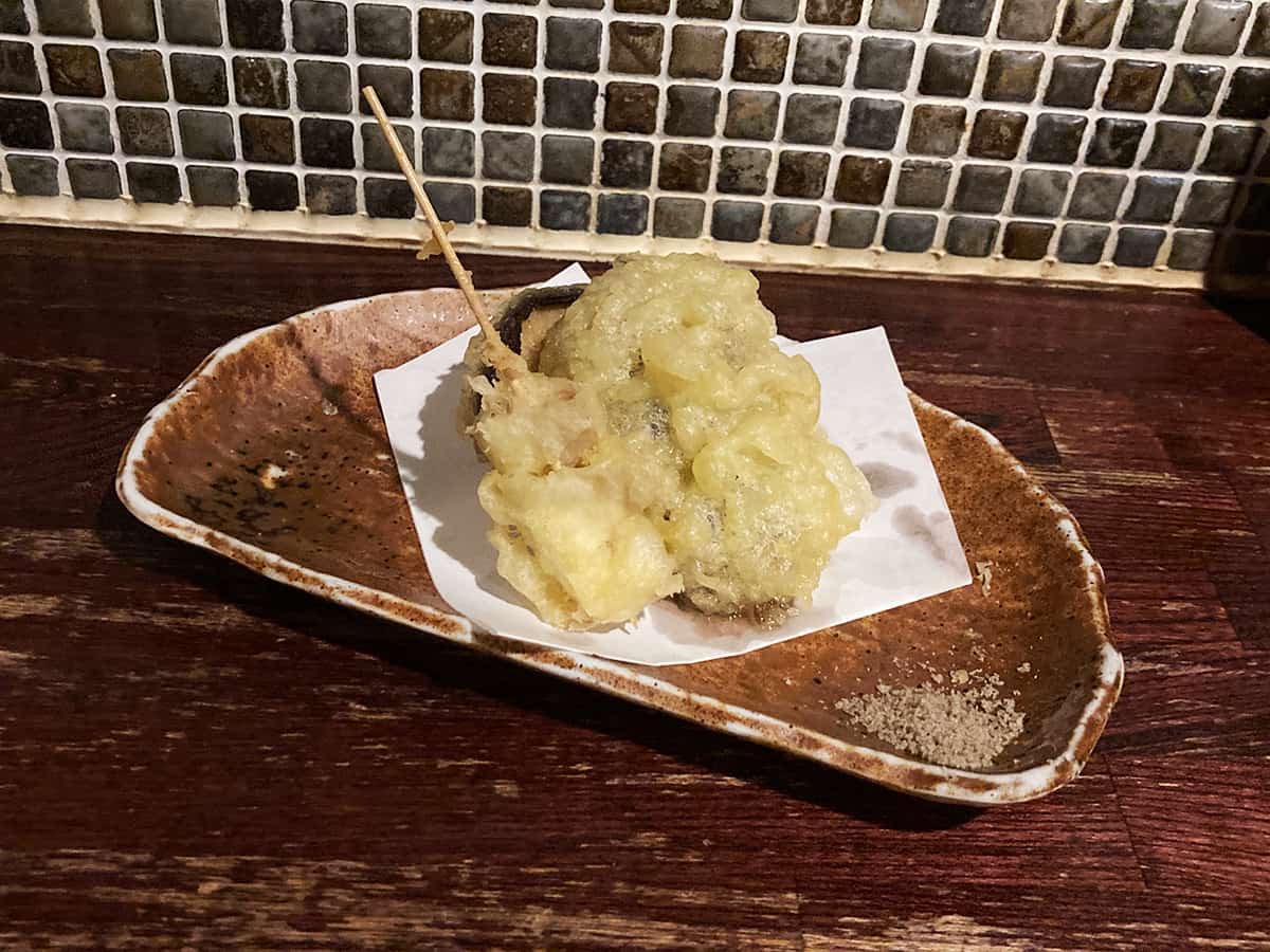 椎茸の天ぷら|埼玉 川越 囲坊主