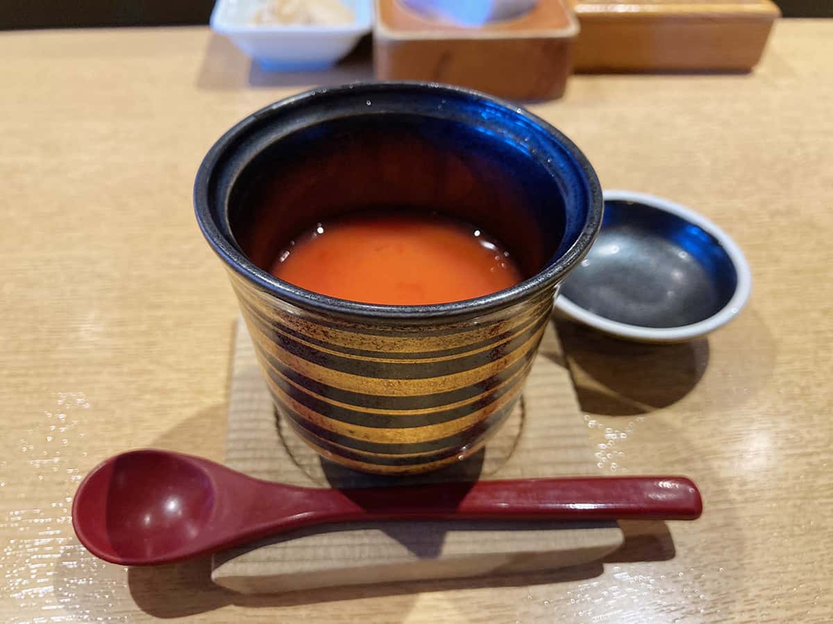 梅茶碗蒸し|富山 新根塚 鮨し人