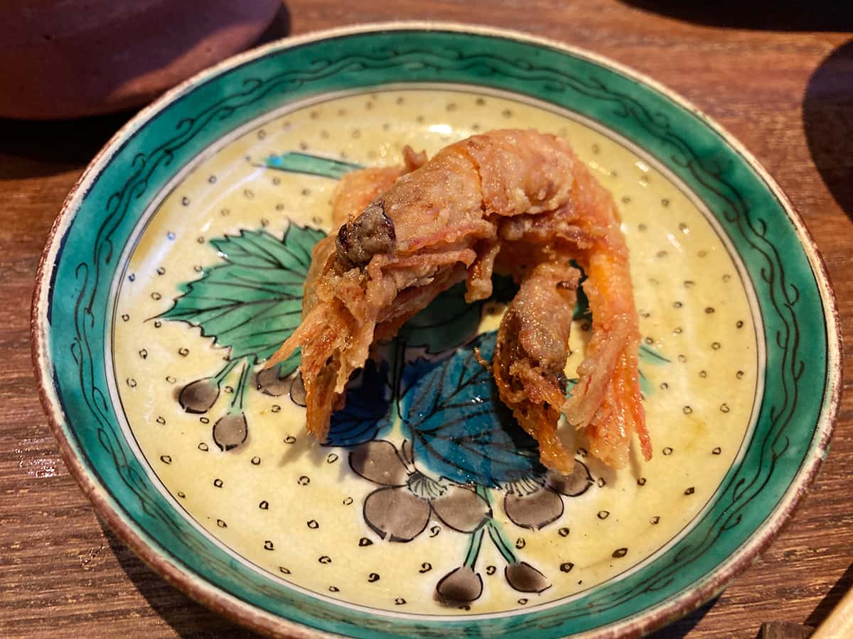 海老の天ぷら|石川 金沢 日々魚数寄 東木