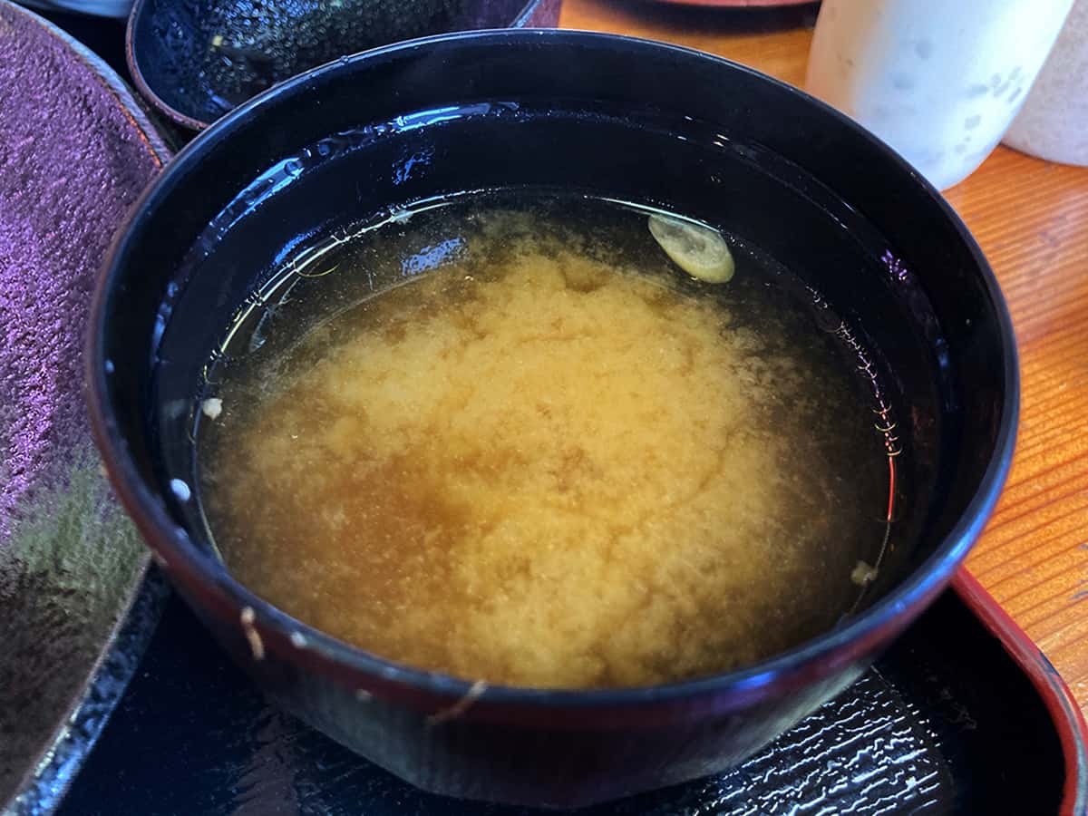 お味噌汁|埼玉 東松山 とんかつぼたん