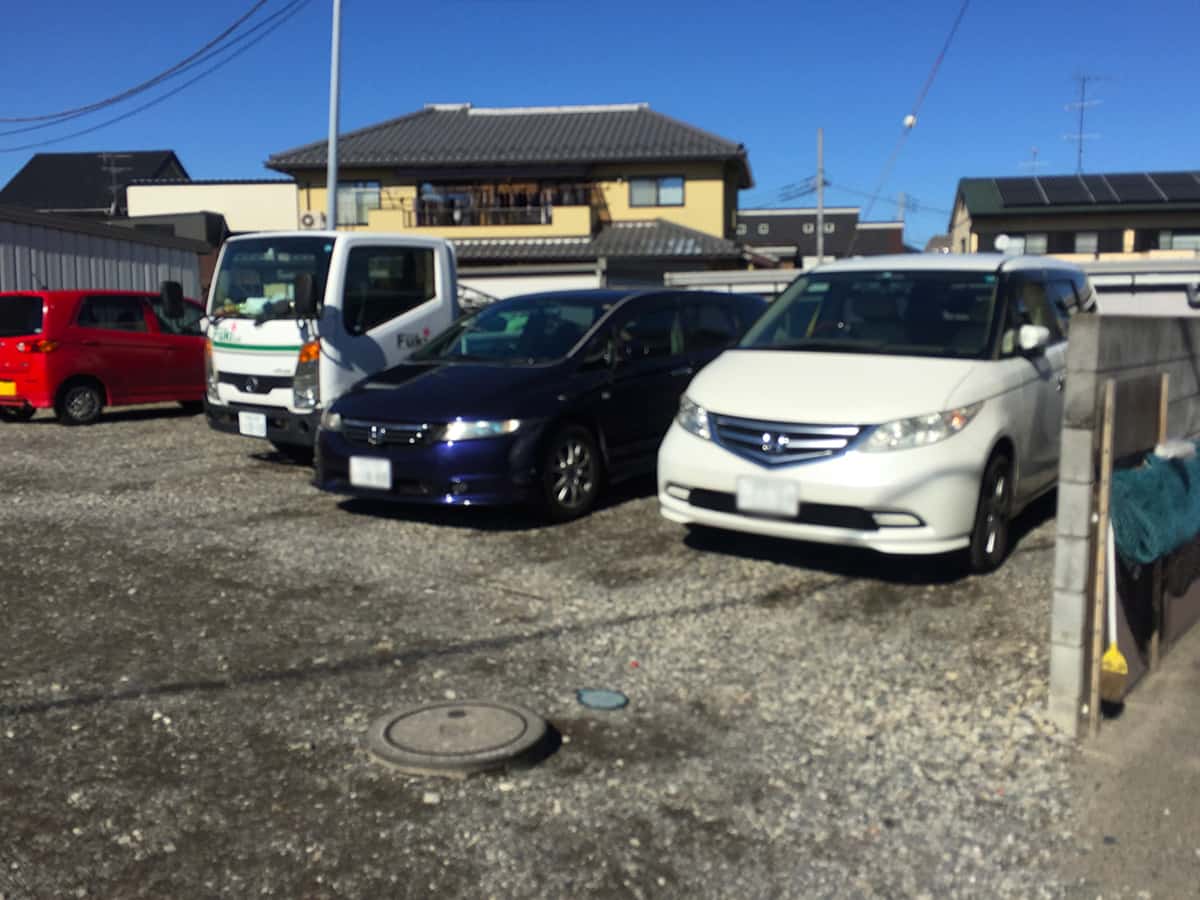 神奈川 淵野辺 貝ガラ屋|駐車場