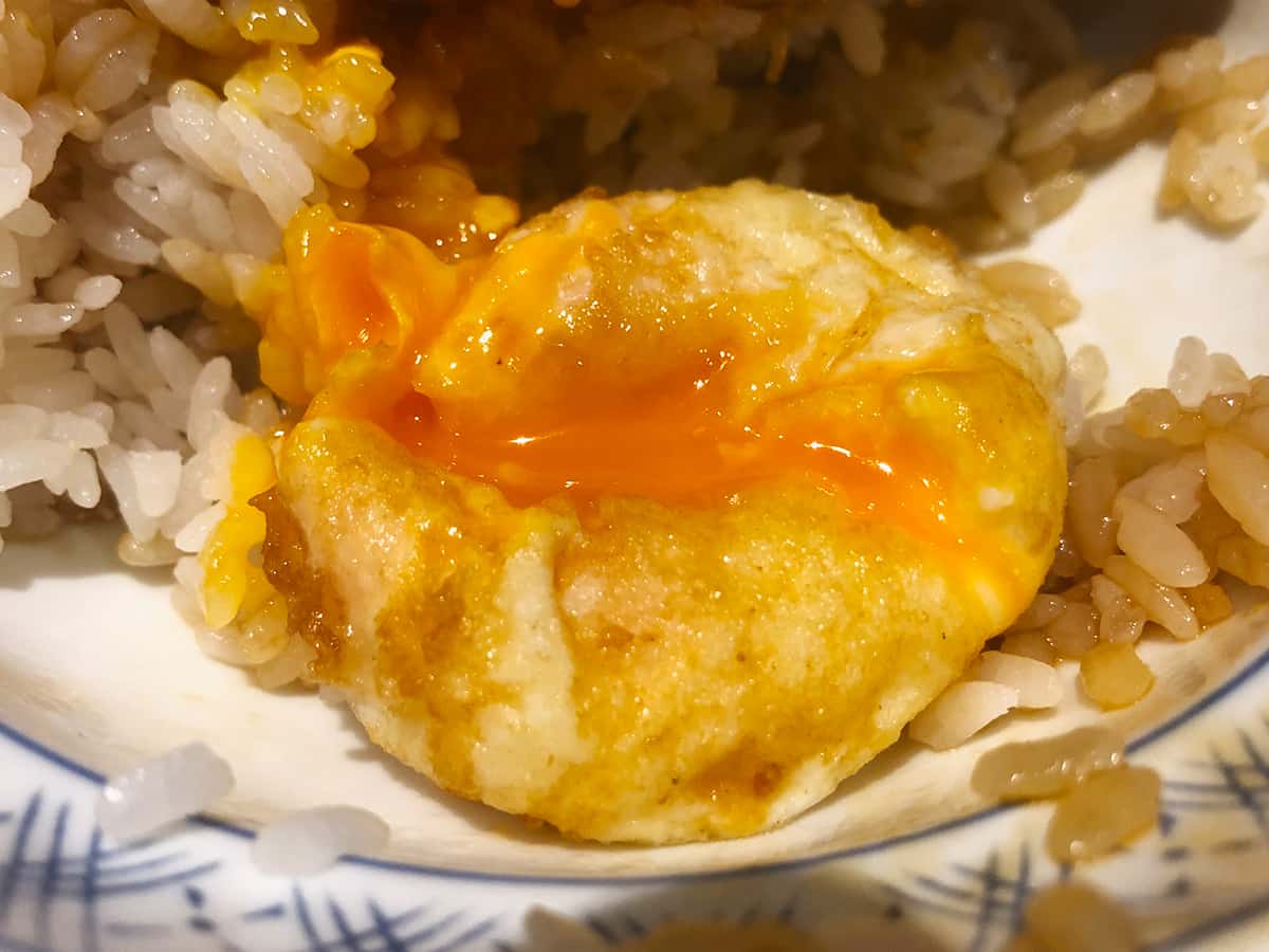 東京 日本橋 天丼 金子半之助 本店|半熟卵