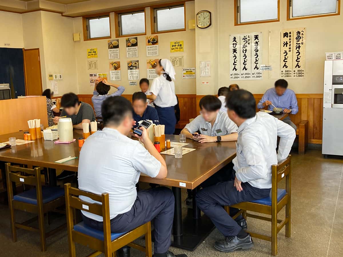 埼玉 川越 藤店うどん 川越店|店内