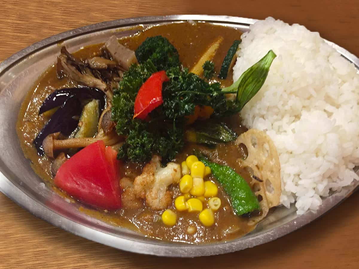 東京 武蔵小金井 カレーの店プーさん|野菜カレー