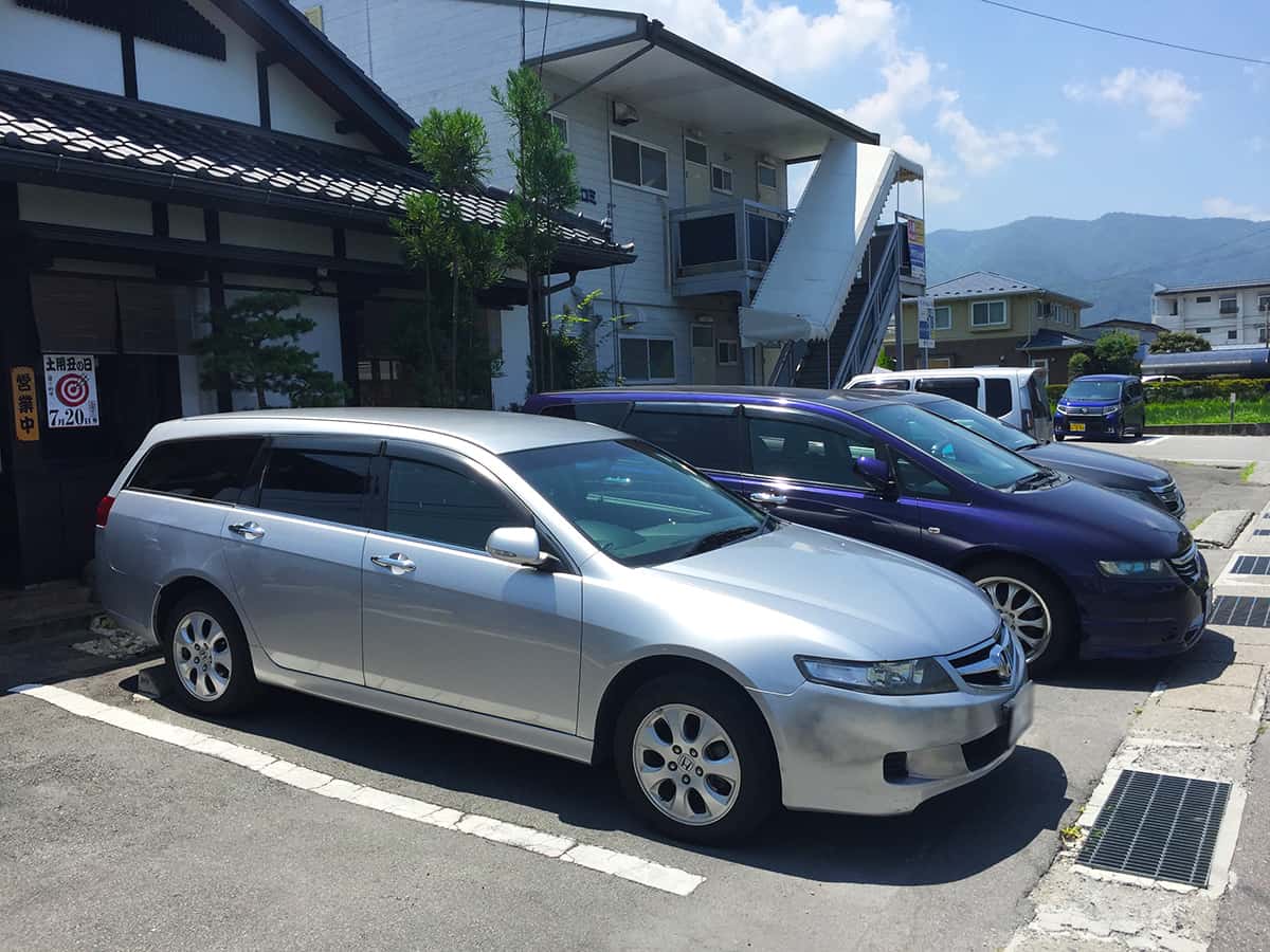 長野 諏訪 鰻 小林|駐車場