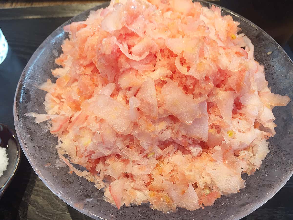 神奈川 小田原 ひととせの雪｜トマトのかき氷