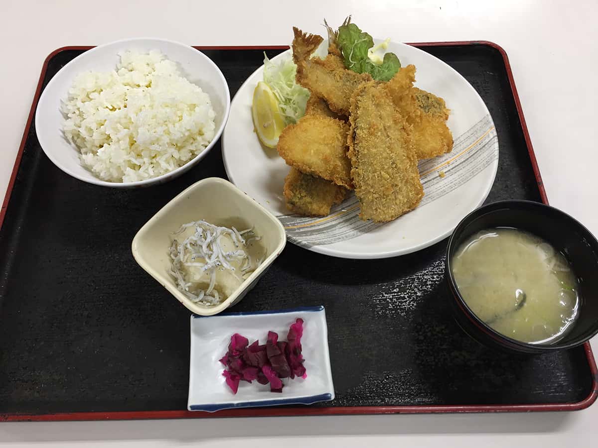 神奈川 小田原 魚市場食堂|地魚フライ定食