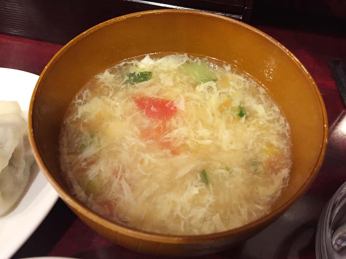 東京 池袋 中国家庭料理 楊 別館|玉子スープ
