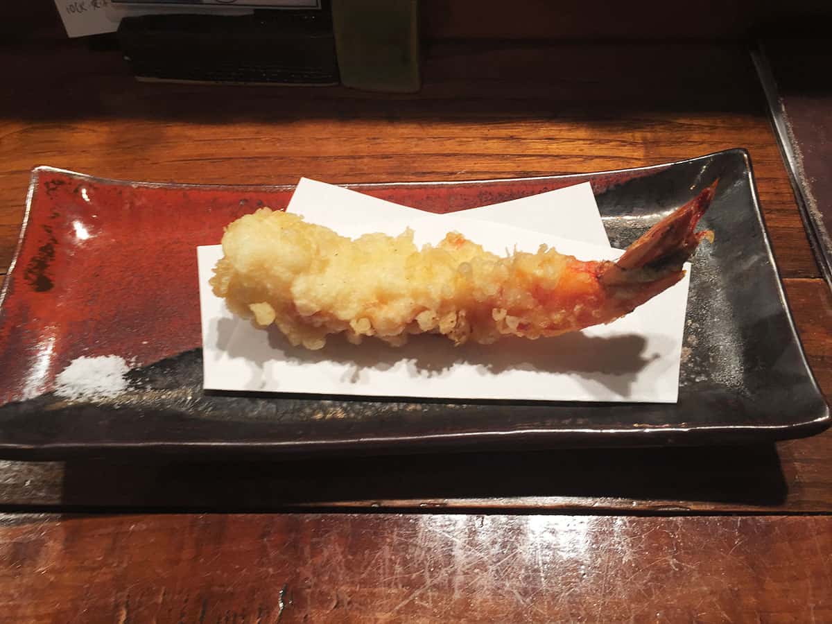 東京 西国分寺 潮|海老の天ぷら