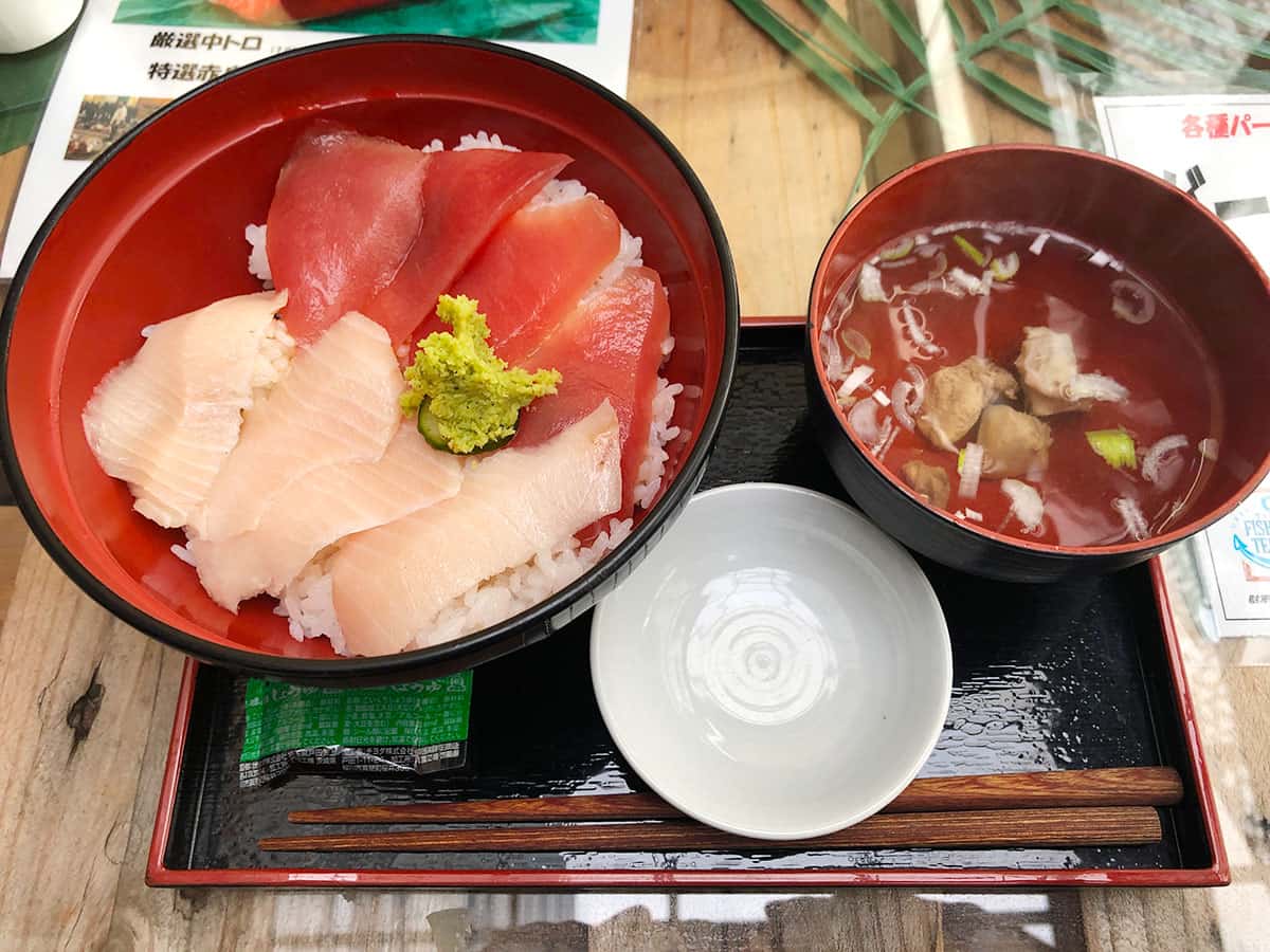 東京 勝どき マグロ卸のマグロ丼の店|まかない丼2