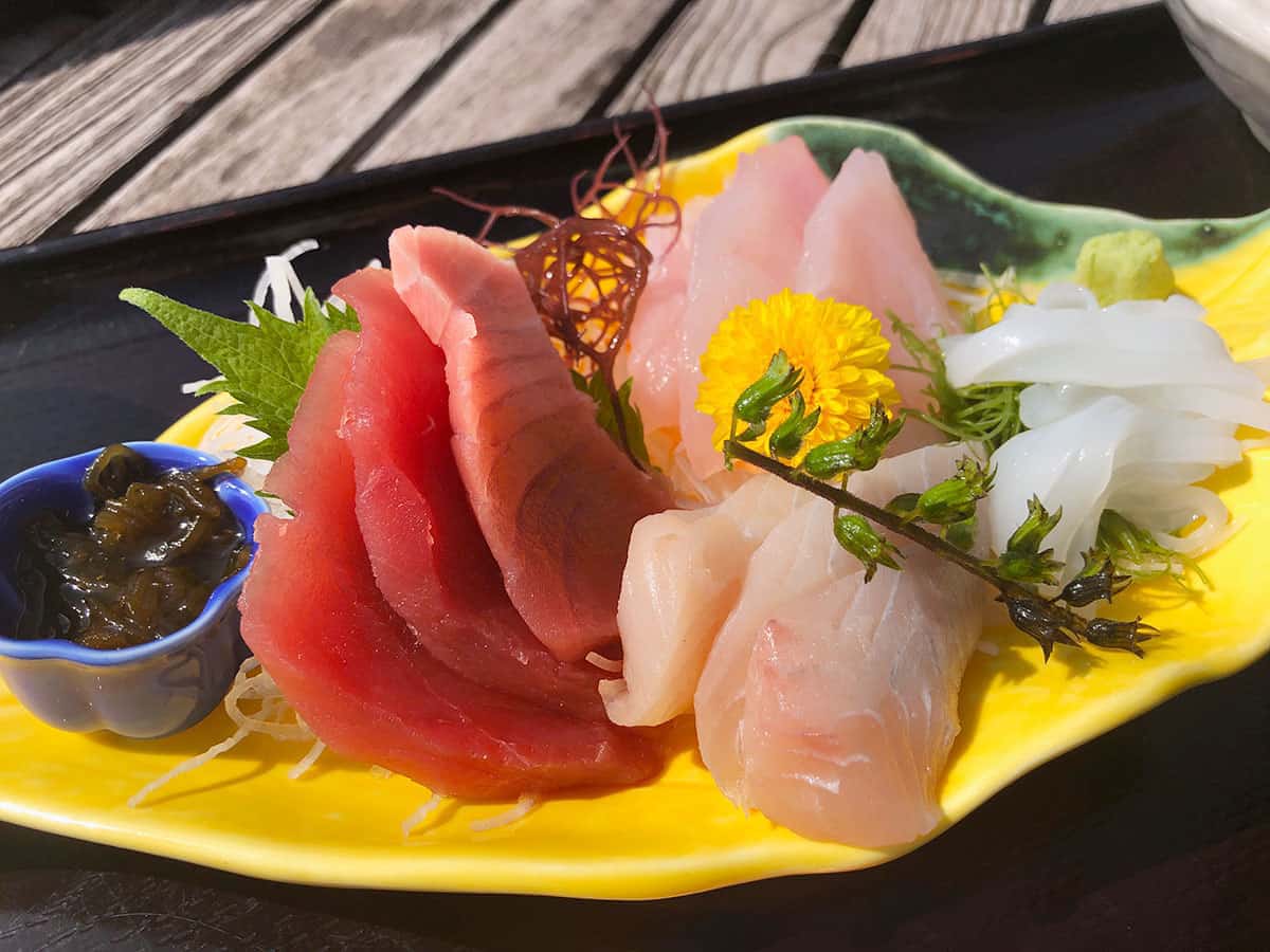 神奈川 三浦 松輪|刺身定食3種盛り