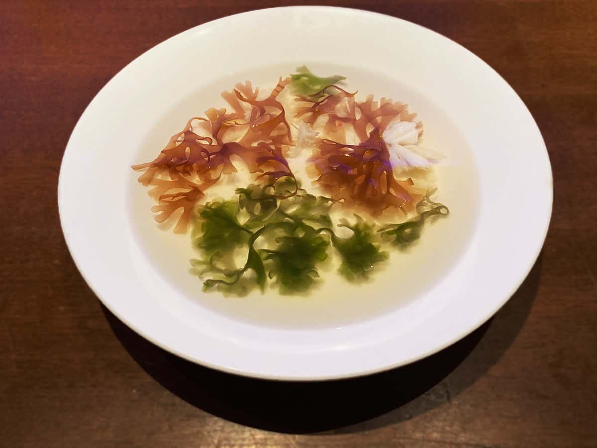 カニと海藻のスープ|東京 有明 シーフードレストラン メヒコ 東京ベイ有明店
