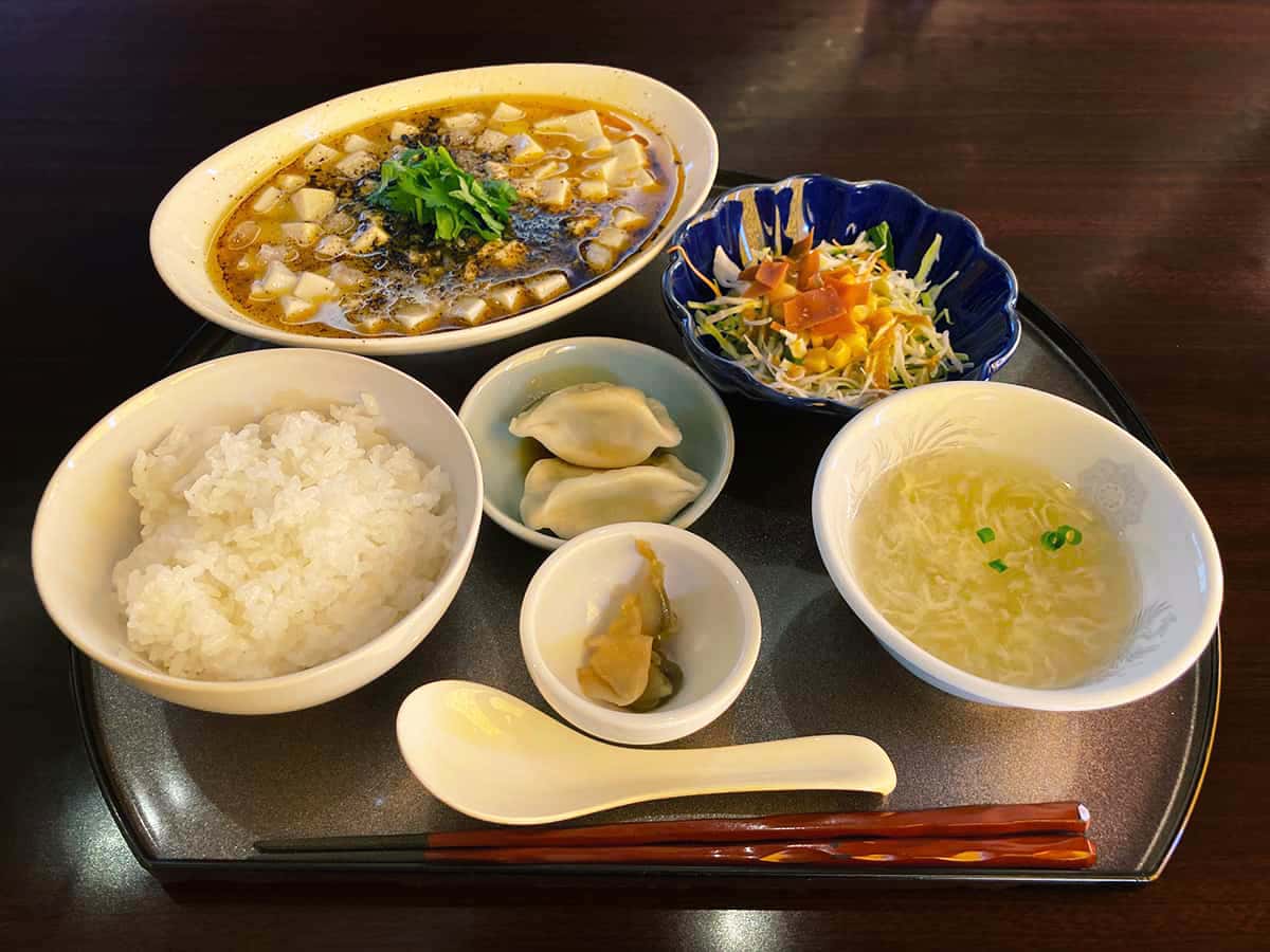 白い麻婆豆腐ランチ|群馬 吉岡 中国料理 竜苑
