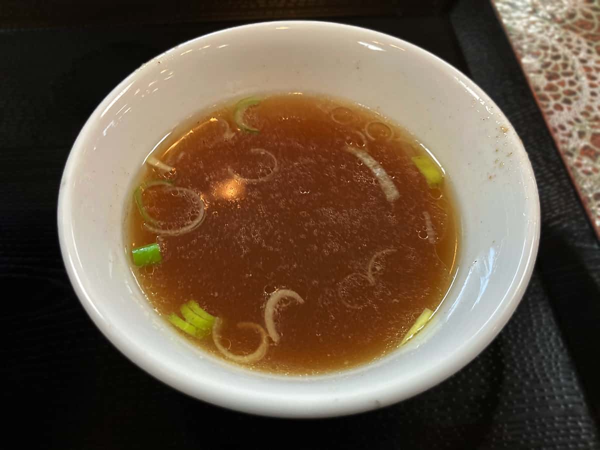 スープ|東京 大山 中華料理 丸鶴