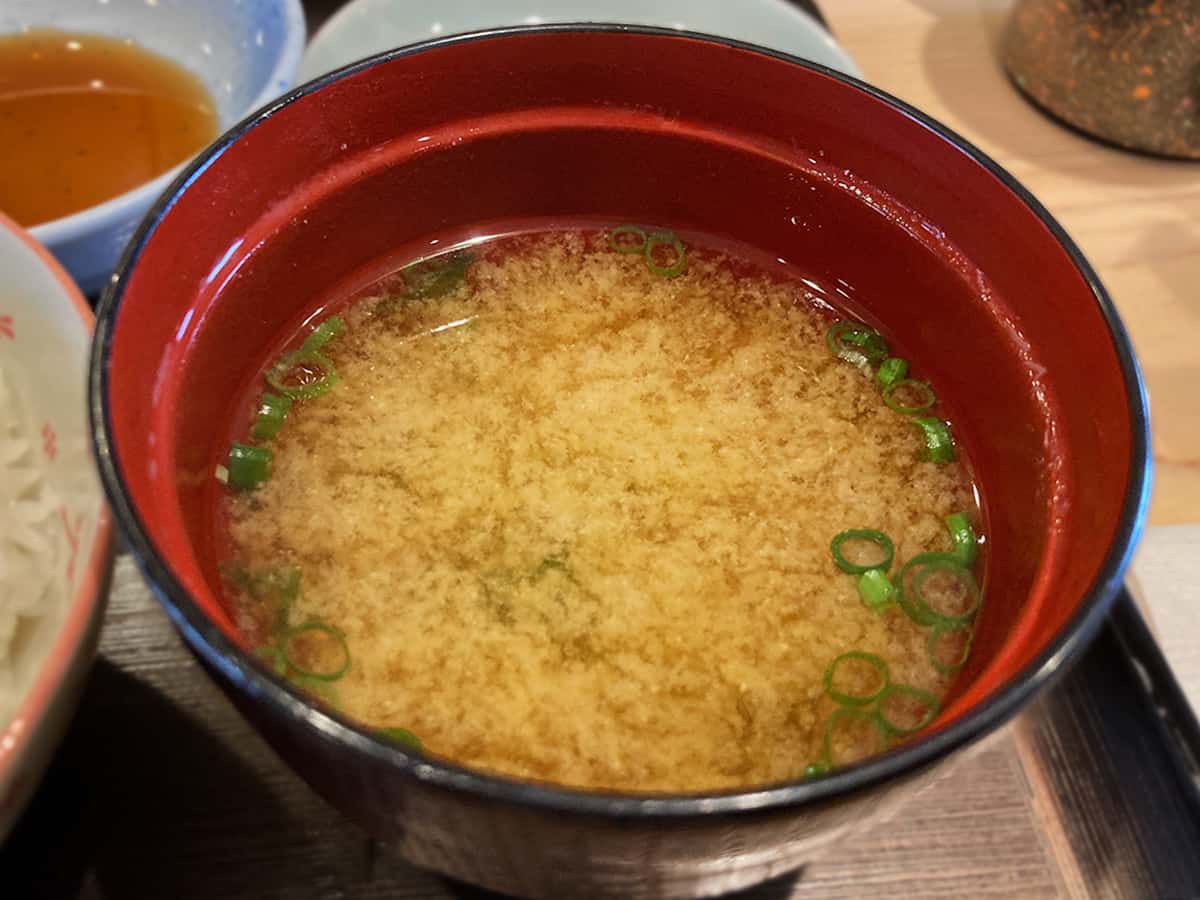 味噌汁|群馬 藤岡 天ぷら味処 司