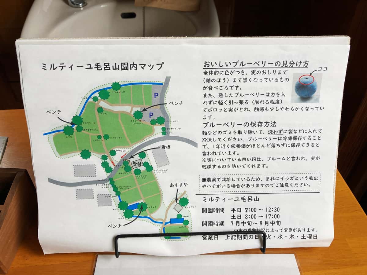 園内マップ|埼玉 毛呂山 ミルティーユ毛呂山