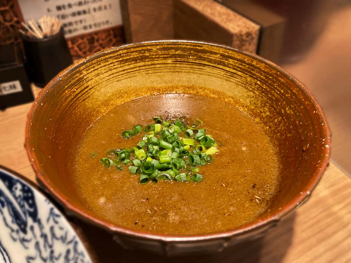 つけ汁|東京 後楽園 自家製麺 MENSHO TOKYO