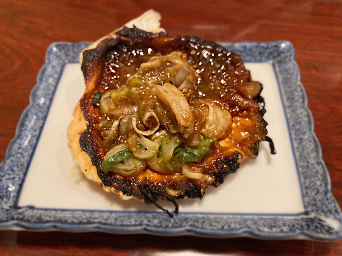 牡蠣味噌焼き|高知 廿代 活貝・海老料理専門 満潮