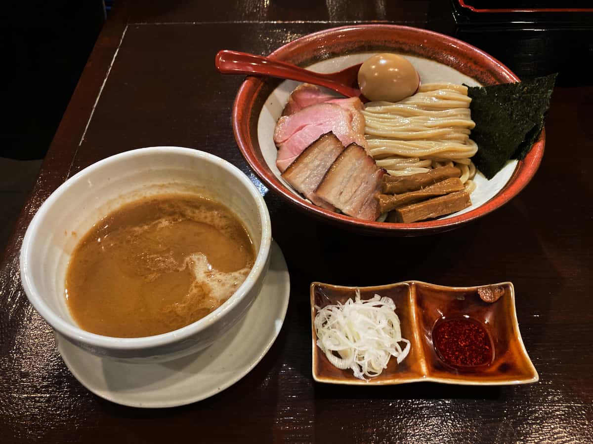 特製つけ麺|長男、ほそのたかし