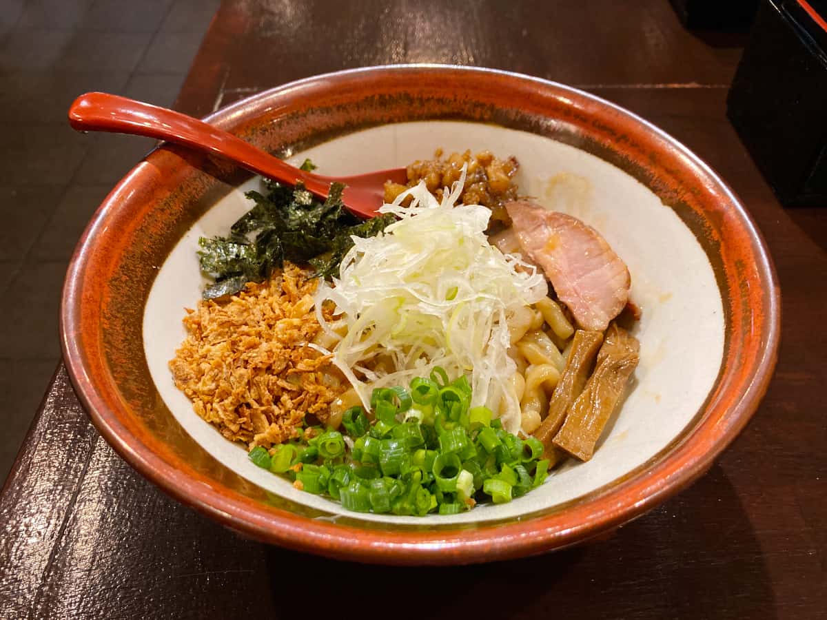 みたらし醤油の油そば|長男、ほそのたかし