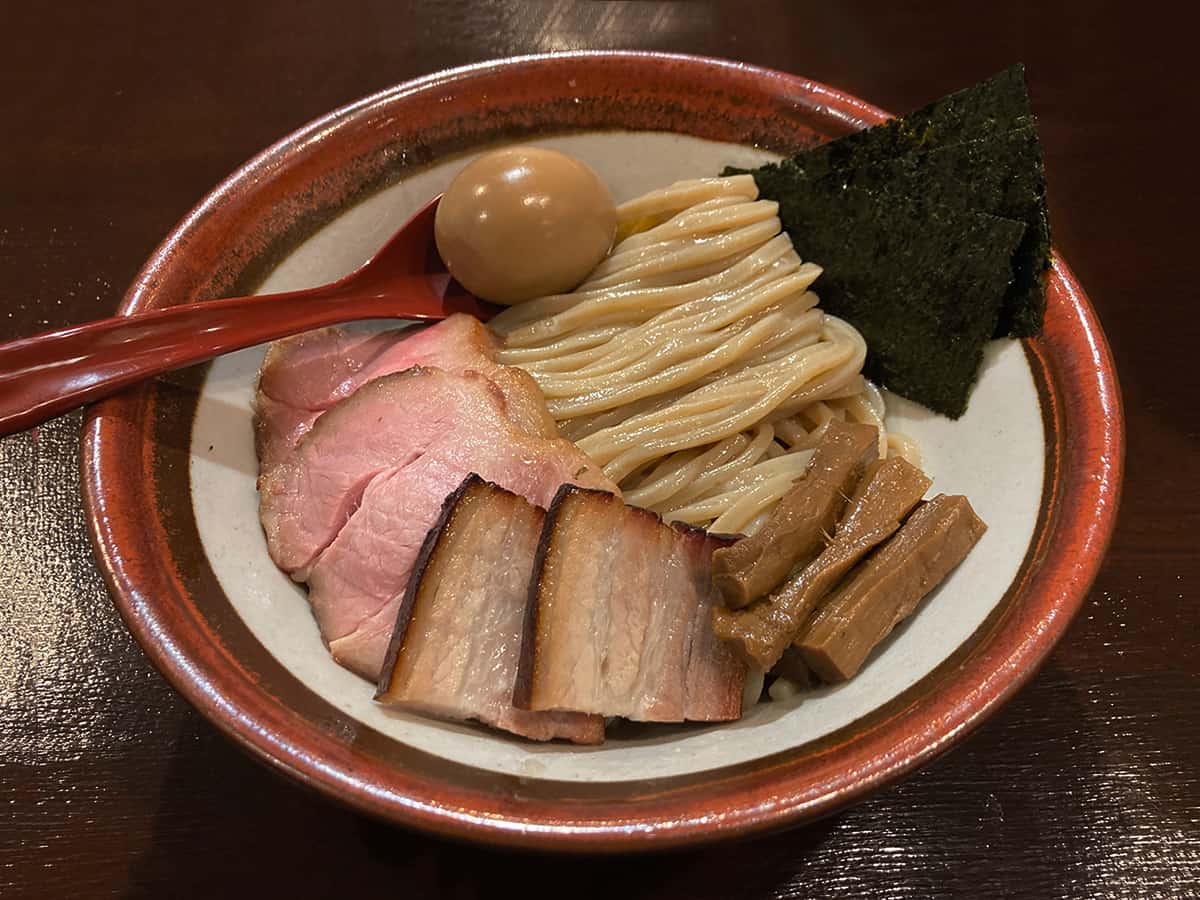 特製つけ麺｜長男、ほそのたかし