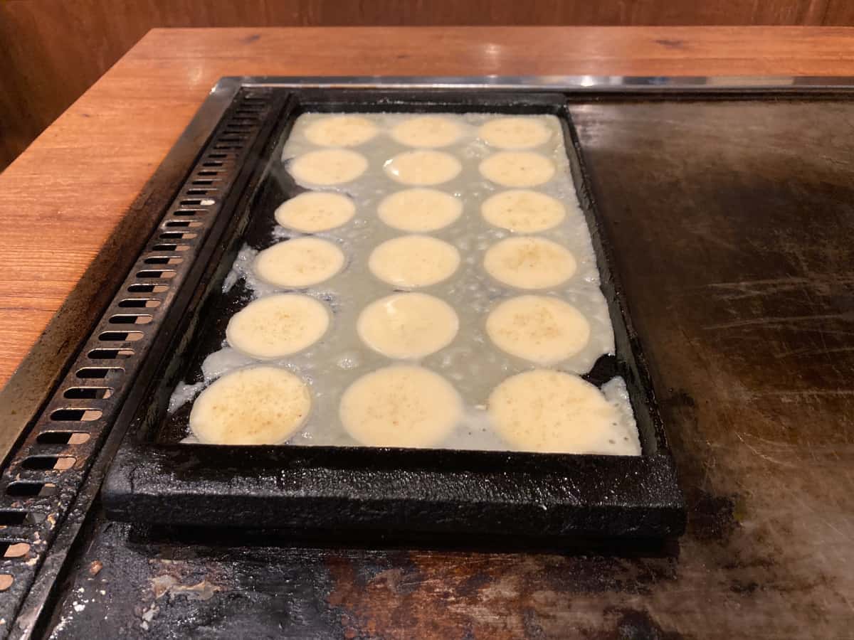 たこ焼きの鉄板|お好み焼き鉄板焼 浪花