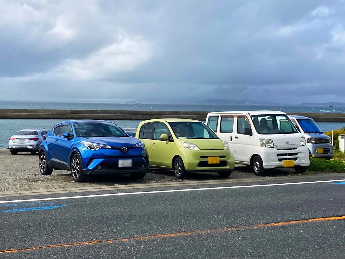 店舗専用駐車場|漁師めしはまべ