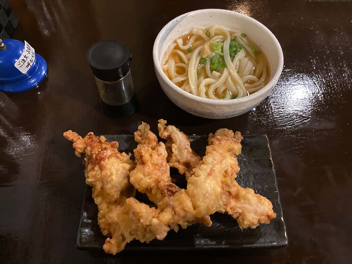 鶏天うどん|うどん酒場つくつくぼうし